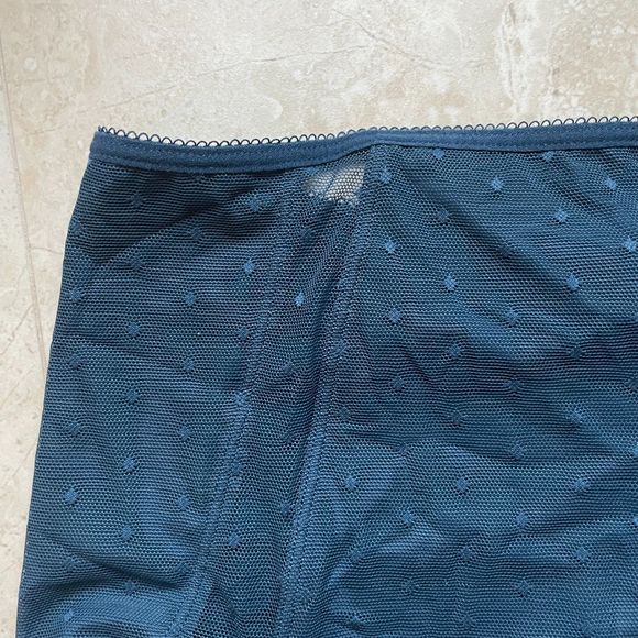 LOU Perfect Blue Dotted High-Waisted Underwear NWT Size Small - Picture 2 of 6